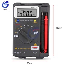 VC921 Mini LCD Digital Multimeter True-RMS Auto Range Frequency AC/DC Voltage 4000 counts pocket size meter Multifunction 2024 - buy cheap