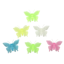 New 6Pcs/set Luminous Toy Butterfly Glow In The Dark Toy Baby Nursery Children Gifts 2024 - buy cheap