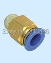 16mm 3/8 inch straight pneumatic pu tubing air pe pipe fitting PC16-03 One touch brass hose connector 2024 - buy cheap