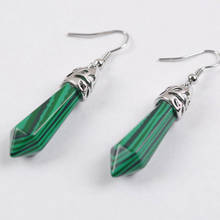 Green Malachite Beads Dangle Earrings Women Jewelry For Woman Gift T117 2024 - buy cheap