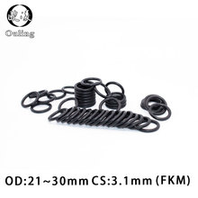 5PCS  Fluorine rubber Ring Black FKM O ring Seal CS:3.1mm OD21/22/23/24/25/26/27/28/29/30mm Rubber O-Ring Seal Oil ORing Gasket 2024 - buy cheap