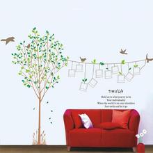 DIY XXL 2pcs Photo Frame Tree Vinyl Wall Decals for Living Room Decorative Stickers ZY215AB Shelf Decoration Home Decor 2024 - buy cheap