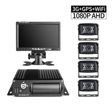 1080P 3G GPS WiFi Truck DVR Recorder,4ch SD MDVR with AHD 2.0MP IR Night Vision Waterproof Rear Camera 7inch Monitor for Bus 2024 - buy cheap