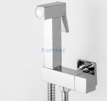 Brass Hand held Bidet Shower set Toilet Jet Cleaner Portable Bidet SprayHigh Pressure Shower Head and hose BD245 2024 - buy cheap