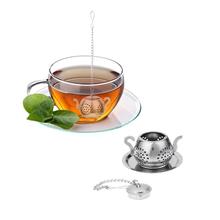 Stainless Steel Teapot Tea Leaf Infuser Tray Spice Strainer Herbal Filter Tea Infuser Teapot Tray Spice Accessories Kitchen Tool 2024 - buy cheap