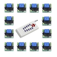 315MHz 1CH RF Relay Learning Code Wireless Remote Control Switch 1 Transmitter+12 Receiver DC 12V 10A SKU: 5466 2024 - buy cheap