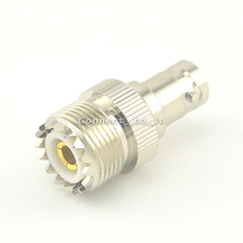 10 pcs/lot BNC - UHF Adapter BNC Female to UHF Female Straight Coaxial Connector 2024 - buy cheap