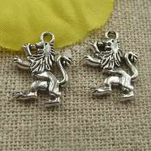 330 piezas dragón de plata tibetano encantos 16x12x2mm #4475 2024 - compra barato