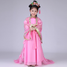 Royal Children Empress Wu Zetian Costume Girl Chines Traditional Dance Clothing Kids Tang Dynasty Princess Hanfu Tail Clothes 7 2024 - buy cheap
