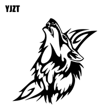 YJZT 16.2CM*16.5CM Wolf Roar Decorate Accessories Car Of Body Car Stickers Vinyl Decal Black/Silver C4-1072 2024 - buy cheap