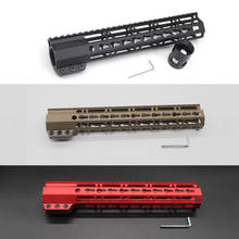 TriRock Black/Tan/Red 11 дюймов Keymod, зажим, Handguard, Free Float, Picatinny Rail Mount System, Fit .223/5.56 Rifle, AR-15/M4/M16 2024 - купить недорого