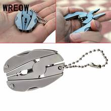 Multi-function Mini Folding Pocket Keychain Turtle Plier Stainless Steel Outdoor Camping Hiking activities Tool Hand Tool 2024 - buy cheap