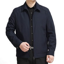 Casual Winter Bomber Jacket Men's 2018 Warm Long Sleeve Solid Color Slim Jacket Men Plus Size Windbreaker Zipper Navy Coat 2024 - buy cheap