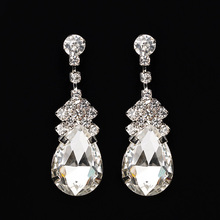 YFJEWE Fashion Colorful Shiny Rhinestone Water Drop Earrings for Women Elegant Dangle Earrings Jewelry Christmas Gifts E038 2024 - buy cheap
