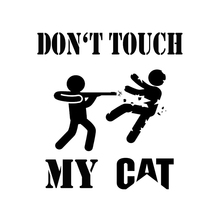 Don't Touch My Cat Sticker Truck Remote Control Jdm Vinyl Sticker Accessories Decorative Personality Quotes 2024 - buy cheap