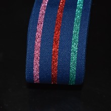 Bandas elásticas de rayas con los colores del Arcoíris, correa de nailon colorida, cintura elástica, cinta elástica, accesorios de ropa 2024 - compra barato