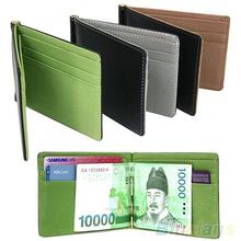 Unisex Woman Men Ultra-Thin Magic  Wallets Faux Leather Card Holder Bifold Mini Wallet 2024 - buy cheap