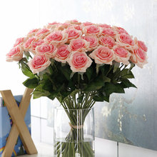 15Pcs beautiful French Rose Artificial silk flower DIY scrapbooking Home decor flores Wedding Decoration cheap flowers wreath 2024 - buy cheap