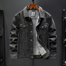 2018 autumn Fashion Men Jacket Coat Denim cotton Jacket Mens Jean Jacket Outwear Male Cowboy Plus Size 2024 - buy cheap