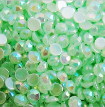 Frete grátis! 2mm ~ 6mm, Geléia Peridot AB Cor Apartamento de volta Acrílico Nail Art contas Decoration.1000 ~ 50000 pçs/lote 2024 - compre barato