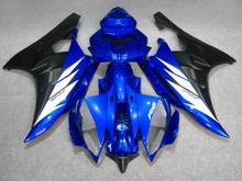 Injection mold Fairing kit for YAMAHA YZFR6 06 07 YZF R6 2006 2007 YZF600 yzfr6 06 ABS Black blue Fairings set+7gifts YA21 2024 - buy cheap