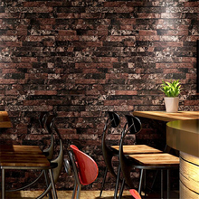 wellyu Vintage brick wallpaper imitation brick stereo antique marble coffee restaurant wallpaper brick stone papel de pared обои 2024 - buy cheap