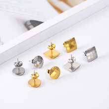 OUFEI Stud Earrings For Women Jewelry Accessories Charm Stainless Steel Jewelry Woman Vogue 2019 Bohemian Wholesale Lots Bulk 2024 - buy cheap