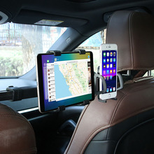Soporte de montaje ABS 2 en 1 para asiento trasero de coche, doble posición ajustable, rotación de 360, para iPad y iPhone de 4-10 pulgadas 2024 - compra barato