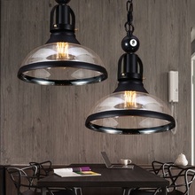 Loft Glass Iron Retro LED Pendant Light Fixtures RH Edison Industrial Vintage Lighting For Living Dining Room Hanging Lamp 2024 - buy cheap