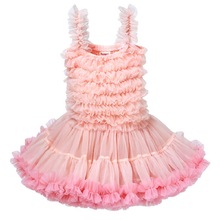 Fashion Girls Fluffy Dress Birthday Party Baby Princess Pettiskirt Dress Ruffled Ball Gown Tutu Dress RT460 2024 - buy cheap