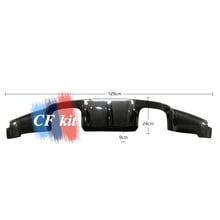 CF Kit difusor trasero para BMW Serie 3 E92 M3, parachoques trasero de fibra de carbono Real, estilo de coche 2024 - compra barato