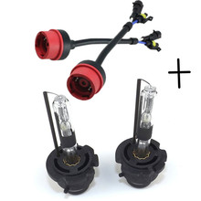 FSYLX 35W Car Xenon HID headlight kit D2R HID bulbs+ D2-AMP Xenon Wiring Harness Adapter cables D2R HID XenonCar headlight Bulbs 2024 - buy cheap