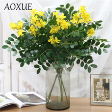 AOXUE Boutique artificial rose leaves green landscape garden decoration leaves simulation eucalyptus leaves museum decoration 2024 - buy cheap