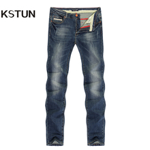 Mens Jeans Regular Fit Blue Stretch Summer Thin Long Trousers Slim Straight Denim Pants Jeans Male Fashion Guinness For Men 2024 - buy cheap