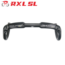 RXL SL Carbon Road Bicycle Handlebar 3K Glossy Black Bike Carbon Handlebars Internal Bent Bar 400/420/440mm Winding Handlebar 2024 - buy cheap