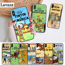 Разноцветный силиконовый чехол Adventures of Tintin для iPhone 5 SE 5S 6 6S Plus 7 8 11 Pro X XS Max XR 2024 - купить недорого