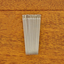 Juego de agujas de coser largas de acero, 30 Uds., color plateado, 6,6 cm de largo 2024 - compra barato