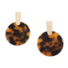 2020 New Arrival Round Shape Agagon Drop Earrings for Women Fashion  Resin Statement Earrings Jewelry Wholesale 2024 - buy cheap