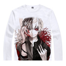 Ken Kaneki T-Shirt Counter Ghoul Shirt Juniors Long sleeves t-shirts ANIME PRINT Super Cute Womens Shirts anime cosplay shirts a 2024 - buy cheap