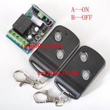 DC12V10A 1CH 1 Receiver And 2 Transmitter FOR Entrance guard door easy to install Learning code