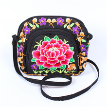 Fashion National Embroidery Women Small handbags!Nice Multi Floral Embroidered Lady Shoulder&Crossbody bags All-match Flap bags 2024 - buy cheap