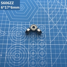 Free Shipping 20pcs S606ZZ (6*17*6mm) SUS440C environmental corrosion resistant stainless steel deep groove ball bearings S606 Z 2024 - buy cheap