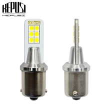 2x BA15S 1156 Car LED Rear Reversing Tail Bulb P21W 3030 12smd signal light backup lamp sourcing white 12W 12V 24V Car styling 2024 - buy cheap