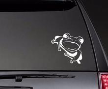 Cute Frog Toad Car Body Stickers Window Door Decal Funny Top Quality Waterproof ZP0245 2024 - buy cheap