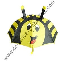 Children umbrella,kid animal cartoon umbrella-- yellow bee,auto open.8mm metal shaft and fluted ribs,safe kid umbrellas 2024 - buy cheap