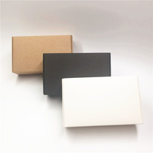 Flip Cardboard Paper Box Solid Color Blank Gift Souvenirs Box Packaging Carton Container Wedding Party Supply Cases 10Pcs/Lot 2024 - buy cheap