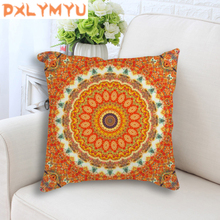 Bohemian Cushion Cover Mandala Printed Throw Pillow Case Linen Cotton Decorative Cushion Case For Sofa Car Home Pillows Cover 2024 - buy cheap