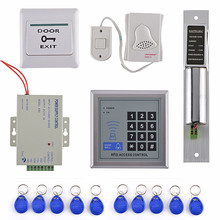 Home Security Diy Full Complete Rfid Door Lock Access Control Keypad Kit +Electric Bolt Lock+Power+Door Bell 2024 - buy cheap
