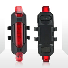 Newly Portable USB Rechargeable Bike Bicycle Tail Rear Safety Warning Light Taillight  Lamp Super Bright BFE88 2024 - buy cheap