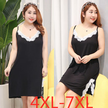 New summer plus size dress for women slim casual sexy elastic waist sleeveless sling strapless black dress 4XL 5XL 6XL 7XL 2024 - buy cheap